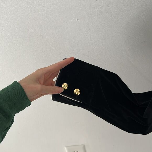 Vintage St.John Sport Embossed SJ Velvet Full Zip - Picture 4 of 5